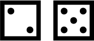 When you roll 2d6 to determine the outcome of an action, we call those dice, knucklebones.